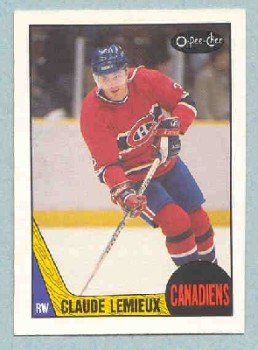 1987-88 OPC # 227 -- Claude Lemieux RC