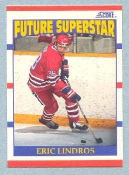 1990-91 Score # 440A -- Eric Lindros Rookie Card RC