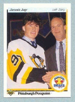 1990-91 UD # 356 -- Jaromir Jagr Rookie Card RC