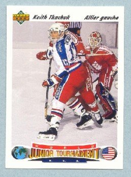 1991-92 UD French # 698 -- Keith Tkachuk Rookie Card RC