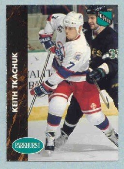 1991-92 Parkhurst # 424 -- Keith Tkachuk Rookie Card RC