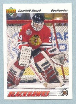 1991-92 UD # 335 -- Dominik Hasek Rookie Card RC