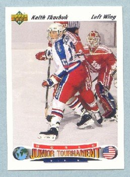 1991-92 UD # 698 -- Keith Tkachuk Rookie Card RC