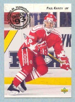 1992-93 UD # 586 -- Paul Kariya Rookie Card RC