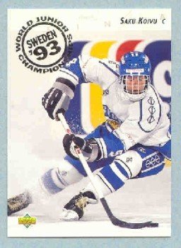 1992-93 UD # 617 -- Saku Koivu Rookie Card RC