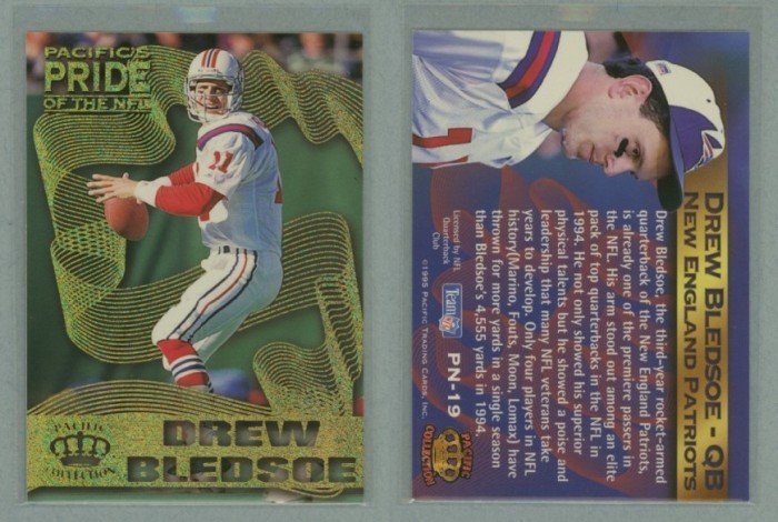 1995 Crown Royale Pride of the NFL # PN-19 DREW BLEDSOE