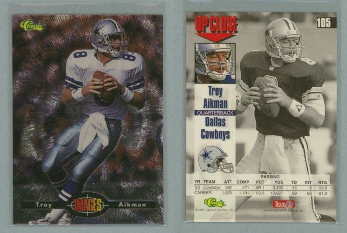 1994 Images # 105 TROY AIKMAN -- MINT