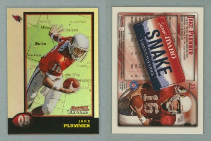 1998 Bowman Chrome Interstate Refractors # 35 JAKE PLUMMER -- MINT