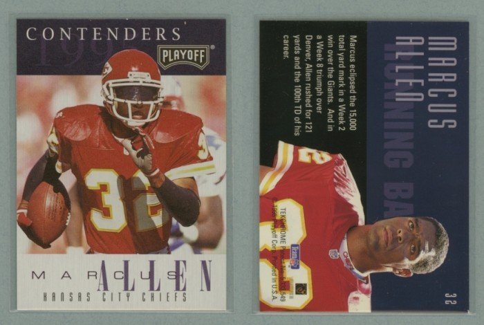 1995 Playoff Contenders # 32 MARCUS ALLEN