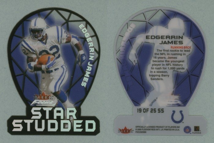 2000 Fleer Focus Star Studded # 19 EDGERRIN JAMES -- MINT