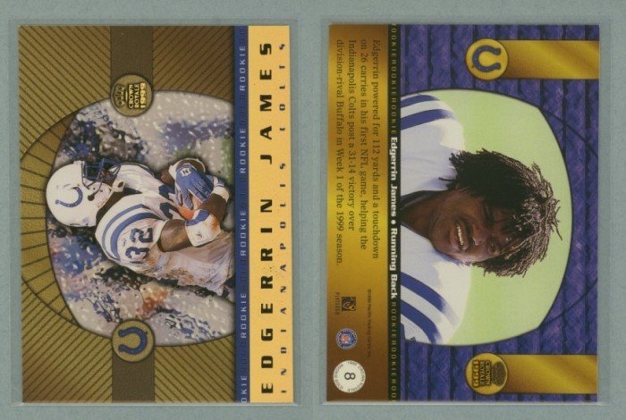 1999 Crown Royale Rookie Gold # 8 EDGERRIN JAMES -- MINT