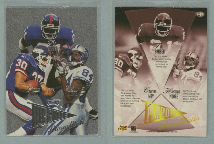 1998 Playoff Prestige Alma Maters # 27 MOORE, BARBER, WAY -- MINT