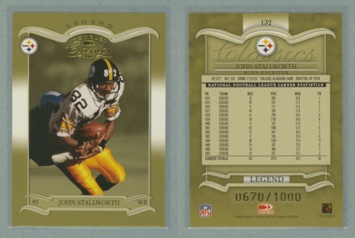 2003 Donruss Classics # 132 JOHN STALLWORTH #d 0670 of 1000 -- MINT