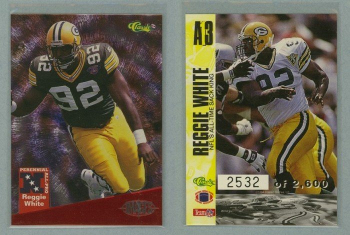 1994 Images All-Pro # A13 REGGIE WHITE #d 2532 of 2600 -- MINT