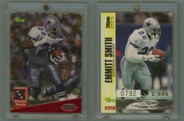 1994 Images All-Pro # A5 EMMITT SMITH #d 0792 of 2600 -- MINT