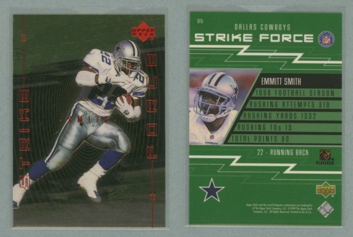 1999 Upper Deck Strike Force # SF5 EMMITT SMITH -- MINT