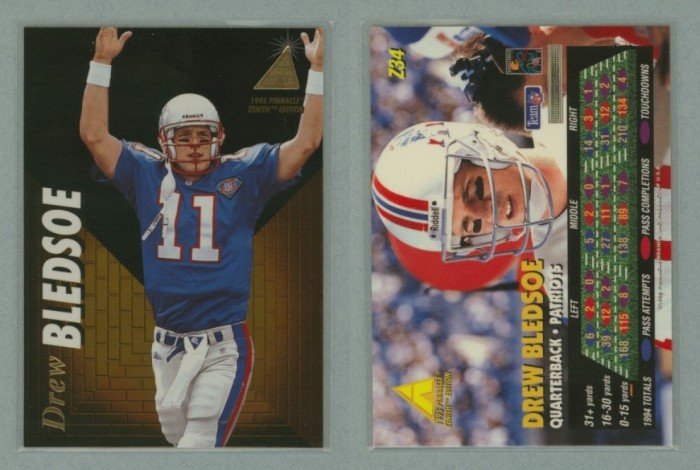 1995 Zenith # Z34 DREW BLEDSOE -- MINT