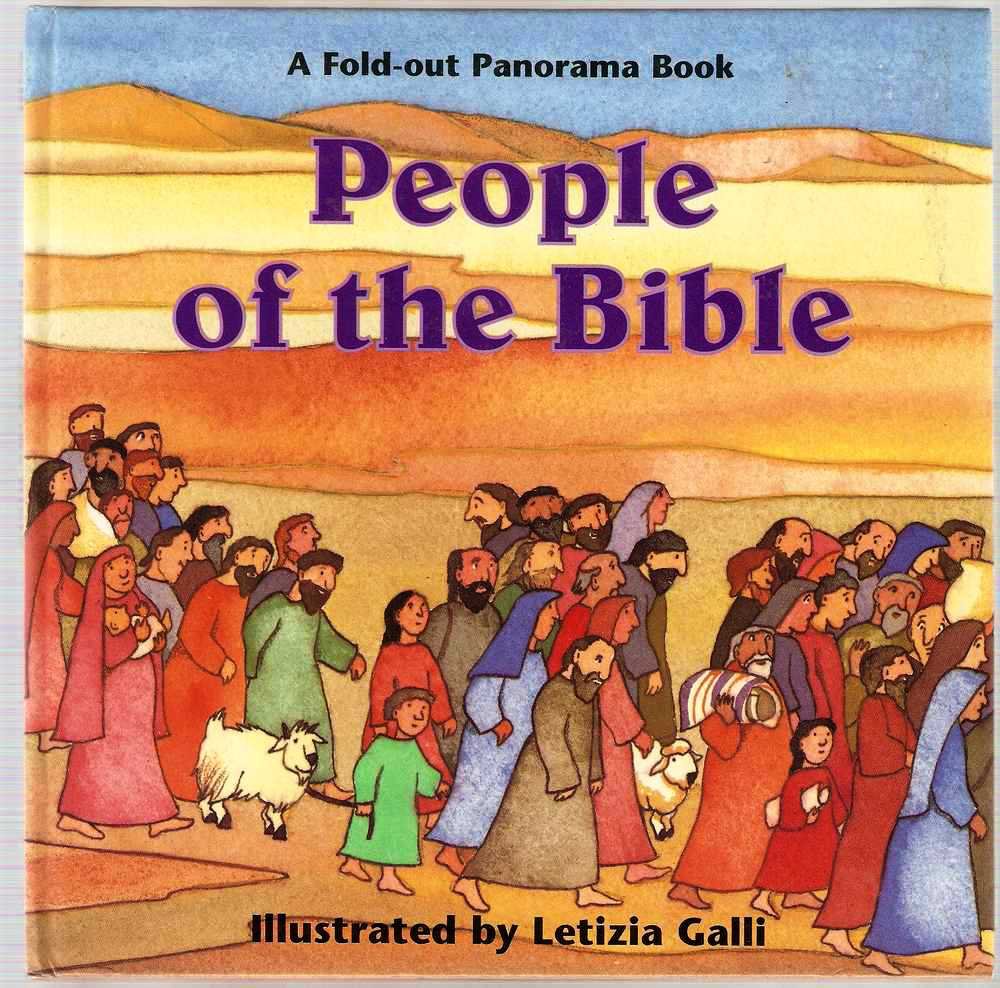 People of the Bible A Fold-Out Panorama Book 1996 Hardcover