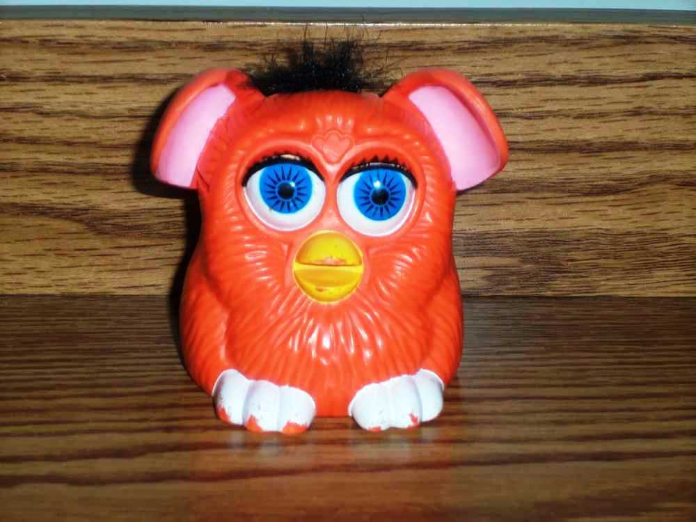 black and orange furby