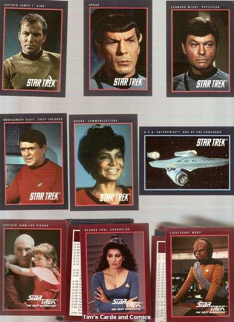 Star Trek Official Trading Cards Th Anniversary Set Of Impel