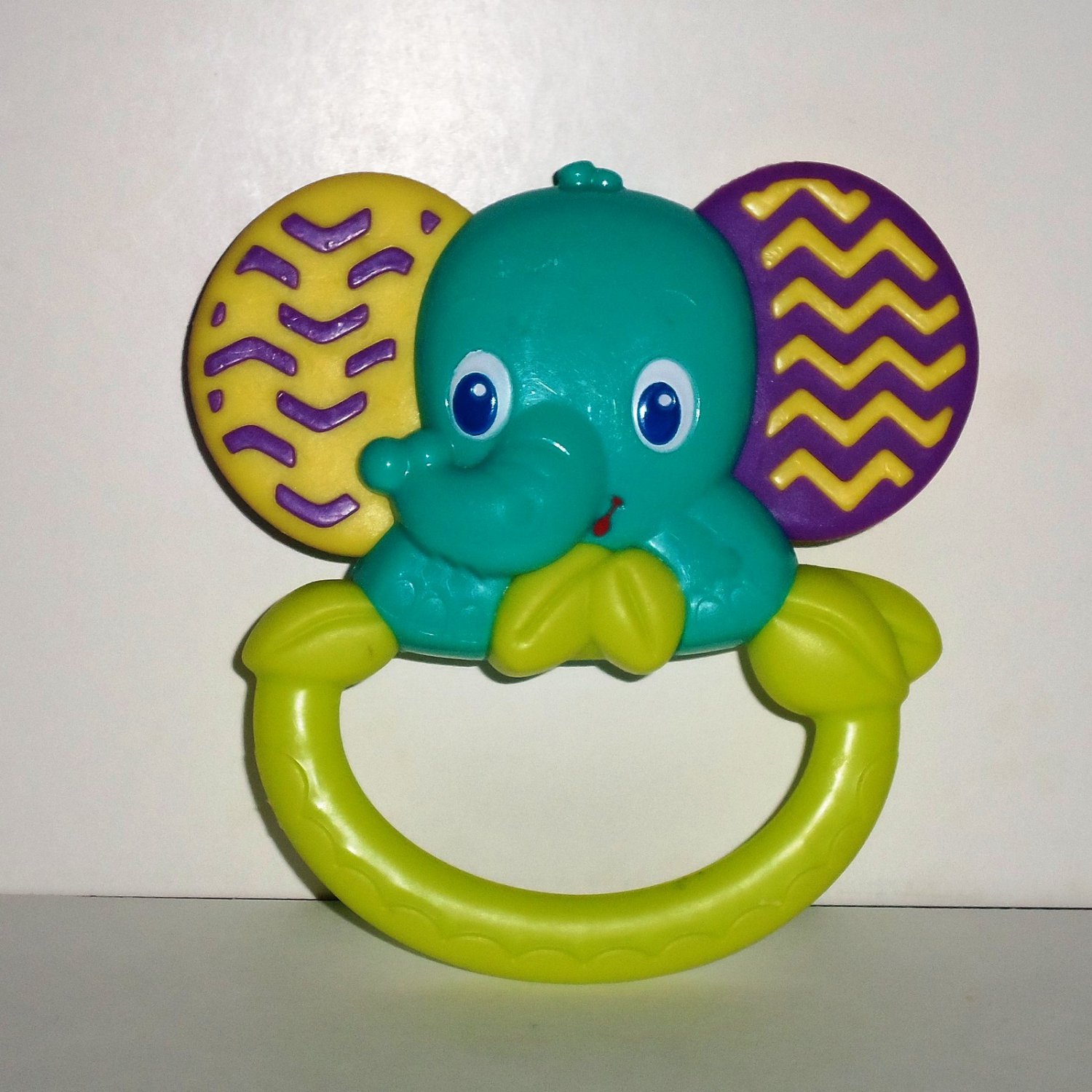 blue elephant teether