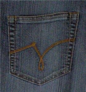 JMS SIZE 18W SHORT DENIM BLUE JEANS MODERN BOOTCUT 5-POCKETS "JUST MY SIZE"