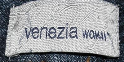 VENEZIA BLUE DENIM JEANS WOMEN'S PLUS SIZE 34WP BOOT CUT 100% COTTON MEDIUM WASH