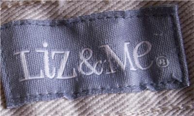 LIZ & ME LIGHT TAN DENIM JEANS PLUS SIZE 30W 28" INSEAM 5-POCKET DESIGN STRETCH