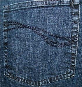 DENIM & CO. BLUE JEANS SIZE 24WP 29" INSEAM CLASSIC 5-POCKET STYLE STRETCH