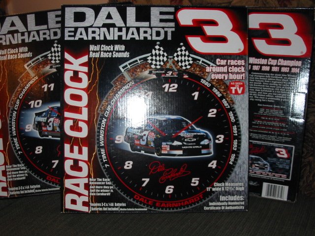 Nascar Wall Clock