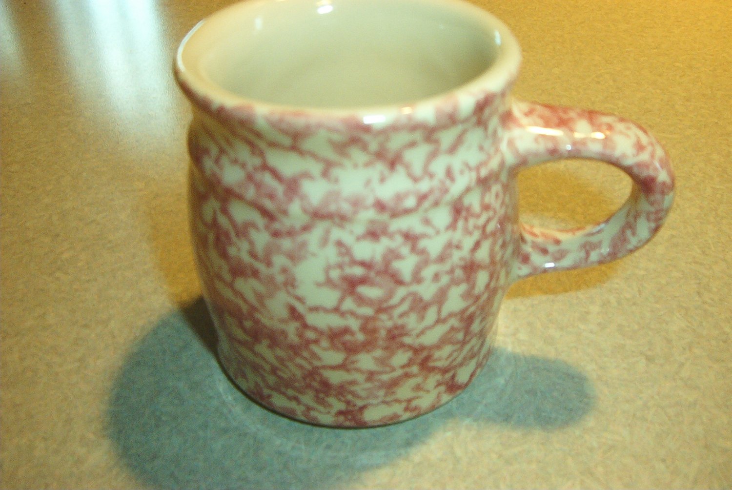 Henn Workshops rose sponged classic mug