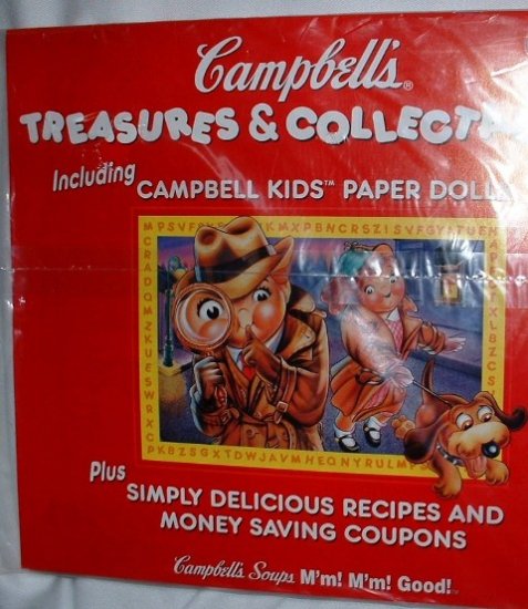 Campbell Kids 1998 Calendar with Paper Dolls Factory Sealed
