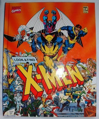 A Look and Find Activity Book X-Men Hardcover 1992 James Janes