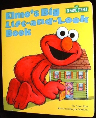 Elmo's Big Lift and Look Book by Anna Ross 1994 Sesame Street Hardcover Board