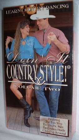 VHS Video Doin' It Country Style Learn Country Dancing Vol2 1992 Mint Condition