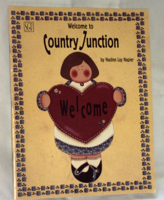 Tole Painting Booklet Welcome to Country Junction by Nadine Lay Napier 1996
