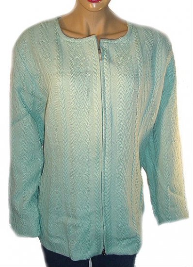 IRISH MERINO GREEN WOOL JACKET SZ 2X