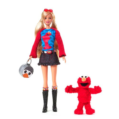 Barbie with TMX Elmo
