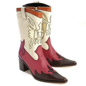 Diego Di Lucca Women's Fuschia Cowboy Boots SZ 10