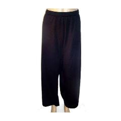 BOB MACKIE Black Stretch Ponte Knit Crop Pants SZ 2X