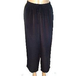 SUSAN GRAVER Peachskin Pull-On Crop Pants SZ 2X