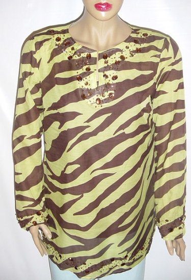 RANDOLPH DUKE 2 PC Embellished Shirt Set NWT SZ 8