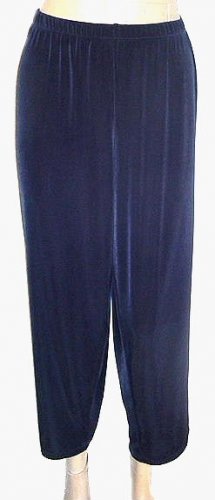 CITIKNITS Black Pull on Crop Pants SZ 1X