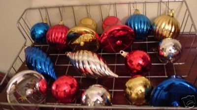 Aluminum Christmas Tree Ornament LOT of 15