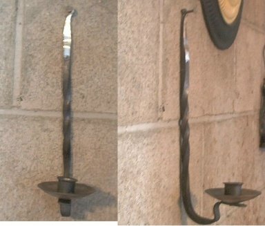 Early American Plain Sconce