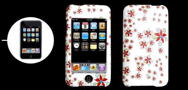White Hard Plastic Case&Windmill Design.iPod Touch 2nd Generation(Free Shipping to Worldwide)