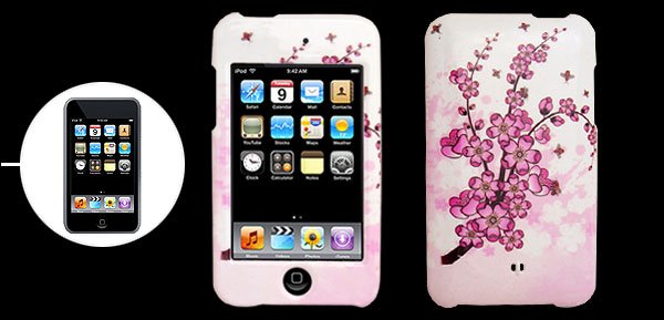 Plum Blossom Plastic Back Case Cover for iPod Touch 2nd Generation(Free Shipping to Worldwide)