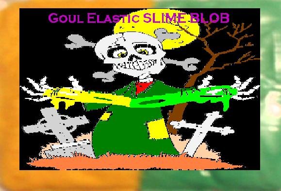 Yellow & Green Halloween Slime Props