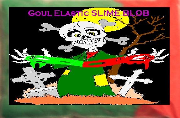 Red & Green Halloween Slime Props