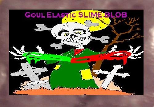 Purple Halloween Slime Props